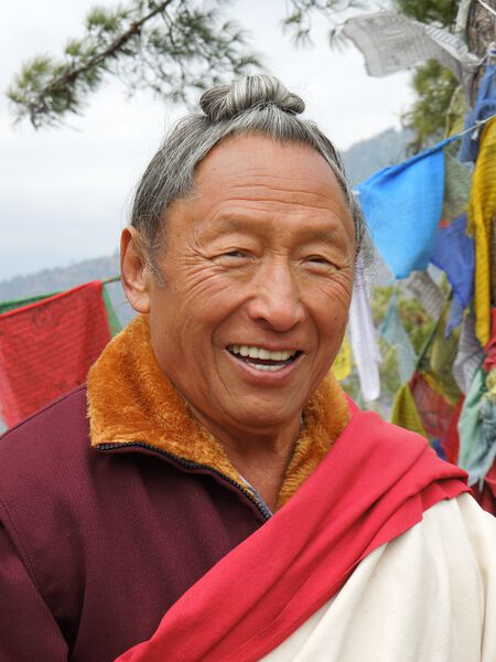 Lama Tharchin Rinpoche in Bhutan, 2012