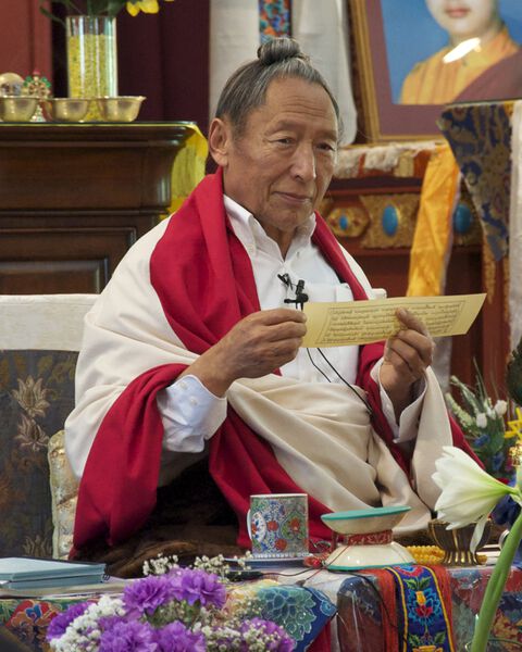 Lama Tharchin Rinpoche - Trekchod Retreat 2011